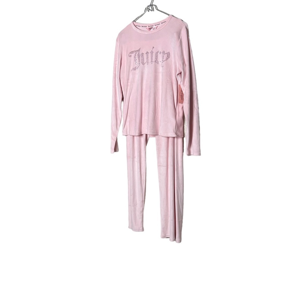 Juicy Couture Y2K Rhinestones Vetvet Fleece Lounge set - Picture 3 of 10